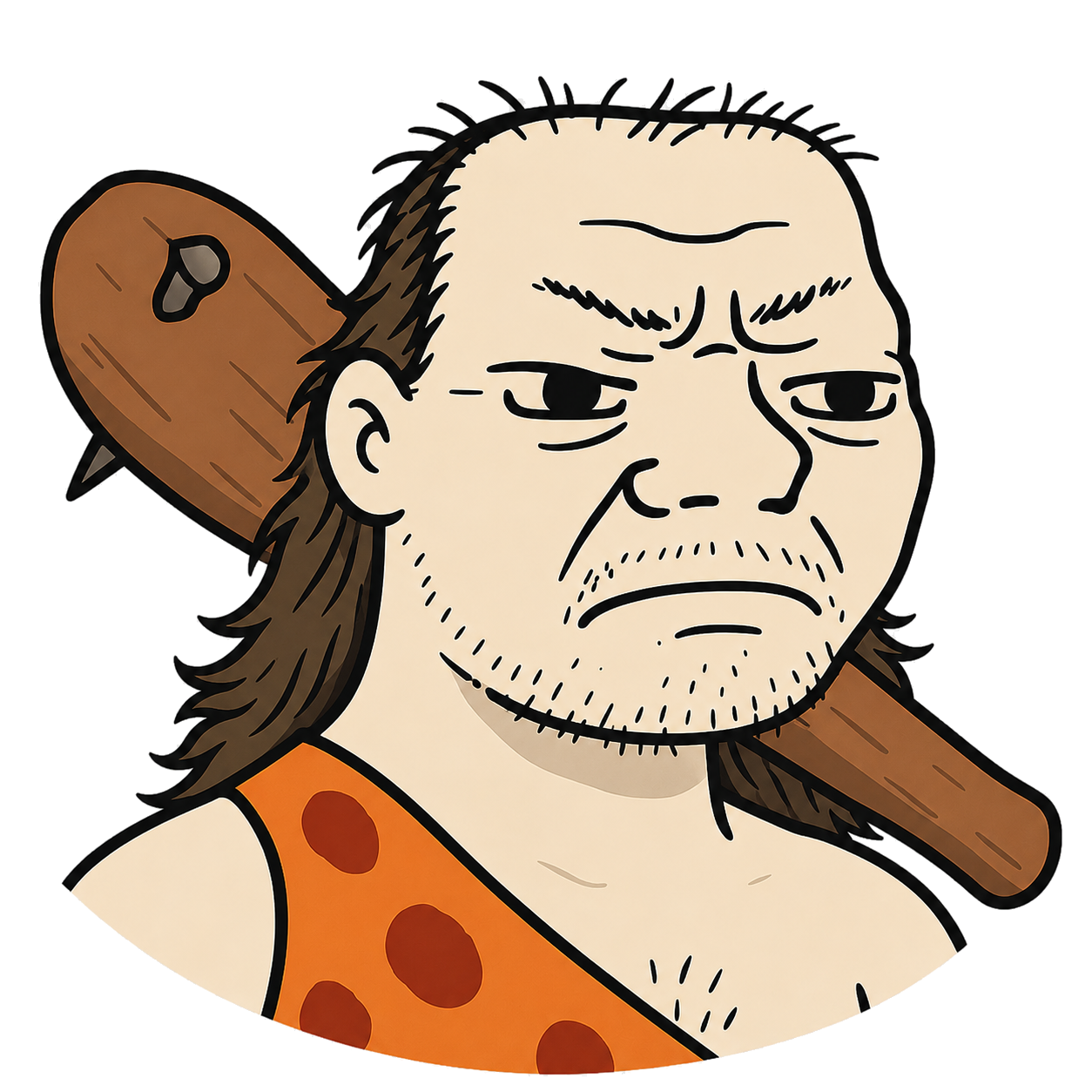 Mullet Grug, business in front, party in back